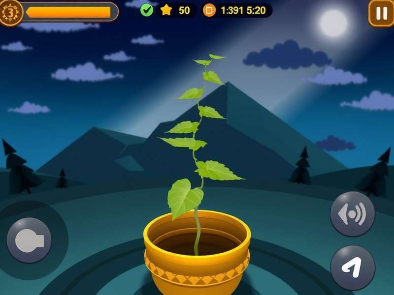 Virtual Tulsi Plant in Game